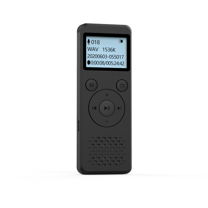 2020 NEWS -DVR-818 8GB 1536kpbs Digital Voice Recorder and MP3 player battery life 110 hours