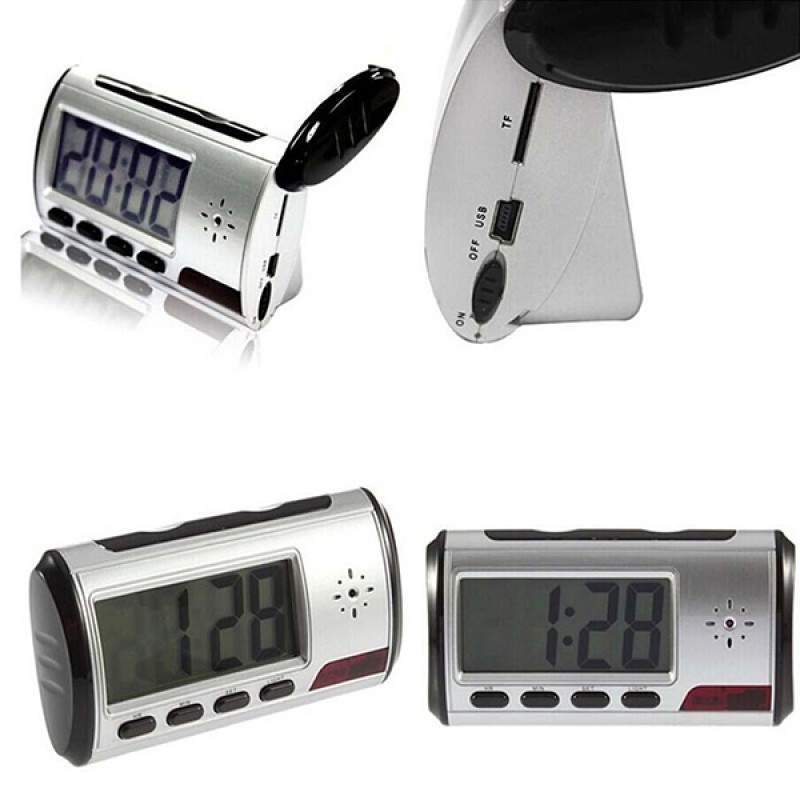 HD-MD01 Digital Clock Spy Camera with Motion Detection