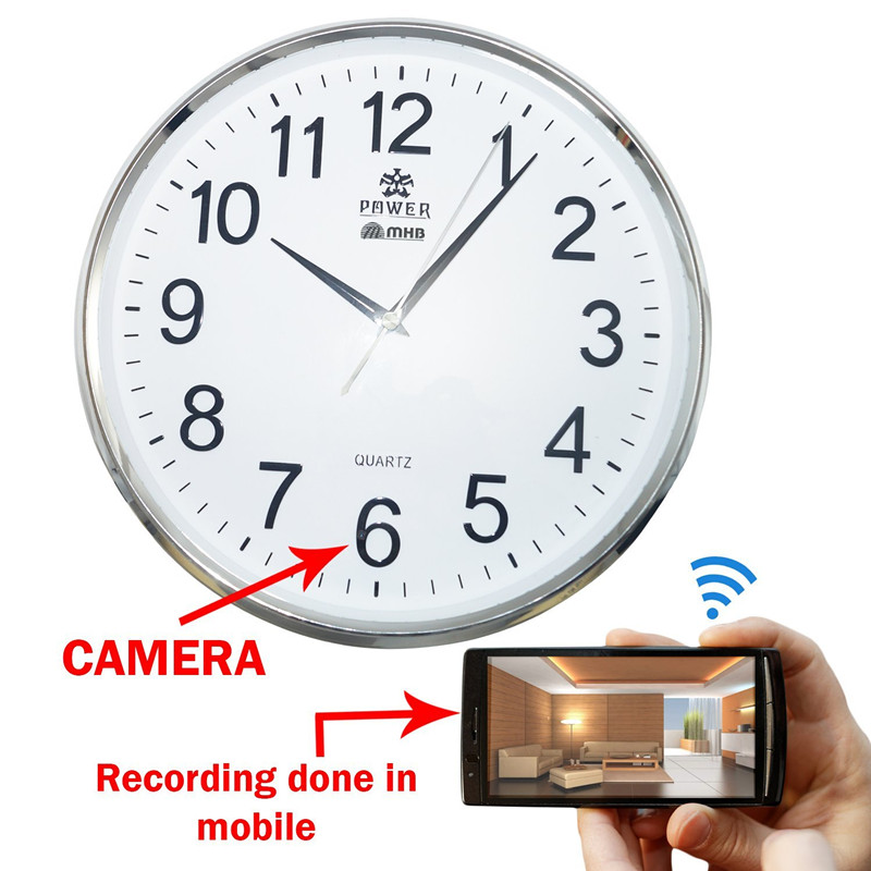 WF-802 Wifi 1080P IP Camera P2P HD Wall Clock