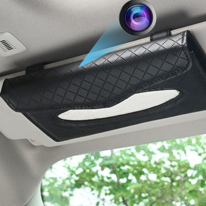 HD Wifi Hidden camera in a car handkerchief holder