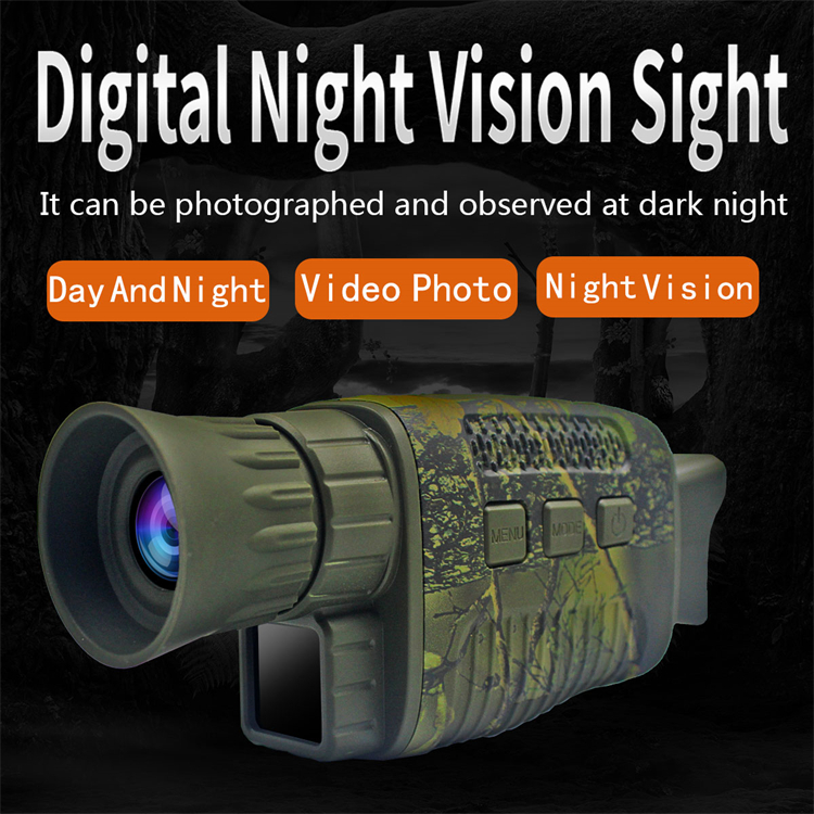 NV1000 Outdoor camping Digital Night Vision Monocular Digital 5x40  telescope Long range monocular  eyepiece camera