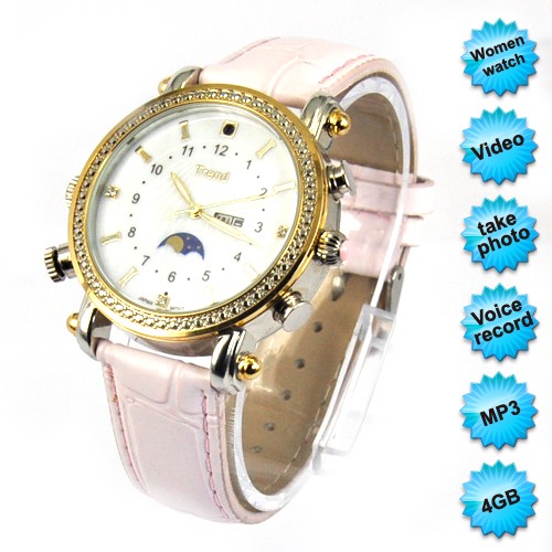 Trend B Stylish Women Watch with hidden Camera/Recorder