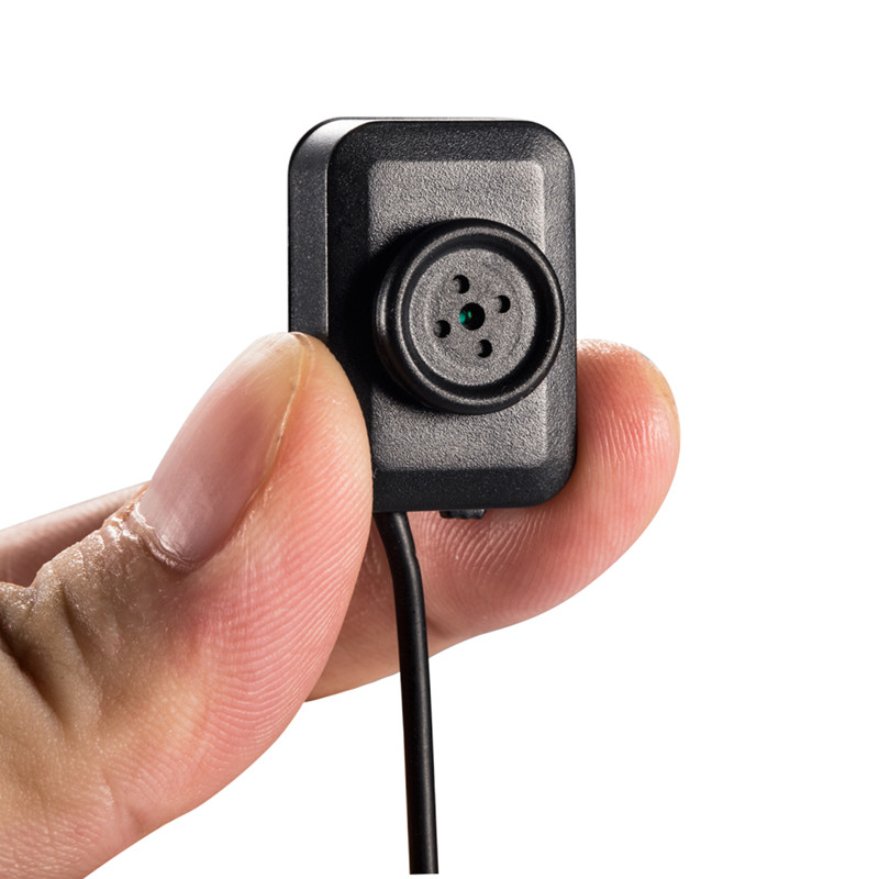 W1 Mini 1080P Full HD Button Hidden Camera with 145cm Long Power Cord