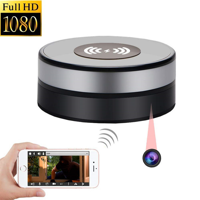 Y18 Fast Wireless Charger Camera Phone Charging Pad Hidden Camera Charger